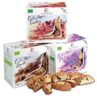 Organic Cantucci with Chocolate 150g